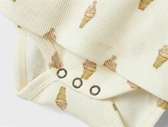 Lil Atelier bodykjole turtledove med vaffelis